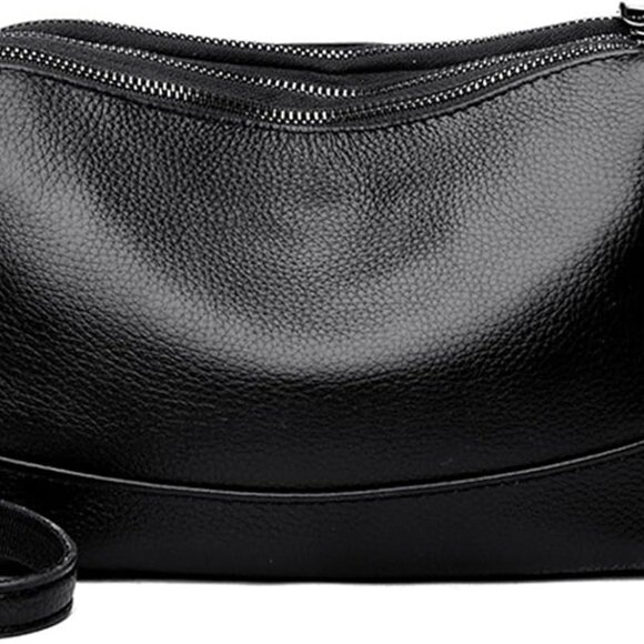 Medium Genuine Leather Handbag, Adjustable Crossbody Purse for Daily Essentials - Picture 8 of 8